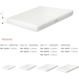 thumbnail of Lacor - 60405 - Planche à Découper de Cuisine, Polyéthylène, avec Patins Antidérapants, Blanc