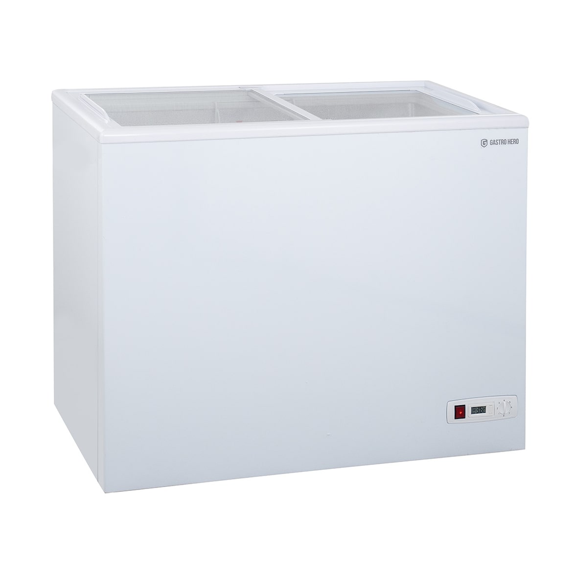 GastroHero Tiefkühltruhe ECO 200 mit Glasschiebedeckel – robuste Bauweise, leiser Betrieb & energieeffizient