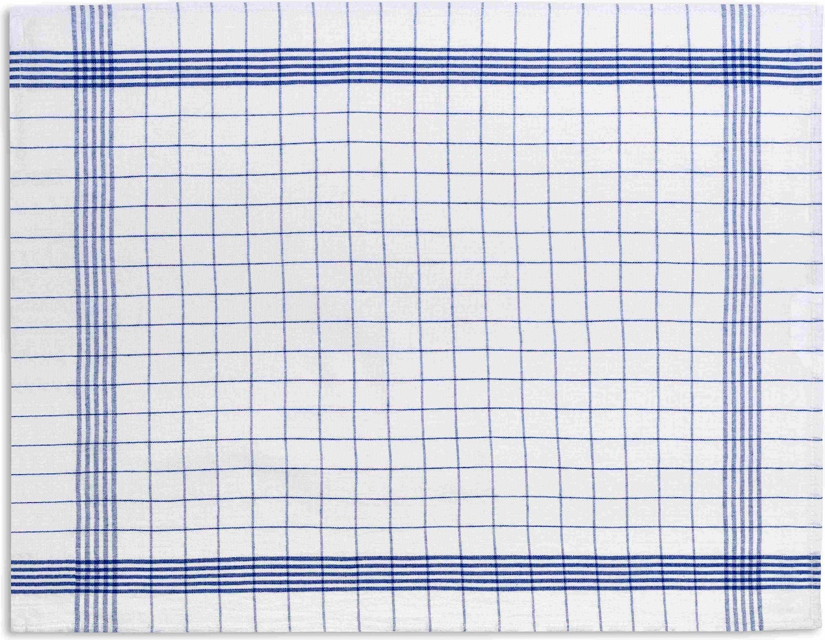Geschirrtücher 10er Set,  blau-weiß
