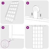 thumbnail of vidaXL Schiebetür ESG-Glas und Aluminium 102x205 cm Schwarz