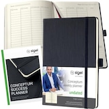 thumbnail of Conceptum, Wochenplaner (EN), undatiert, ca. DIN A5, schwarz, 2 Seiten = 1 Woche, 192 Seiten