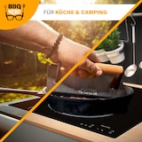 thumbnail of BBQ-Nerd® Fleischpresse aus Gusseisen mit Holzgriff - 18 cm rund ? Fleischbeschwerer Burgereisen Grillpresse ? Grillgewicht für BBQ Fleisch