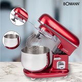 thumbnail of Bomann KM 6010 CB Robot Batidora Amasadora Repostería, 5 L, Velocidad Regulable Electrónica, Movimiento Orbital 1100W Rojo