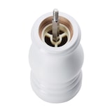 thumbnail of Wit houten peperstrooier H 250 mm Diameter 65 mm Was Duitsland