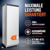 thumbnail of GastroHero Lagerkühlschrank ECO 400 336 Liter Weiß Umluftkühlung 0 bis +8 °C automatische Abtauung Gewerbe Kühlschrank
