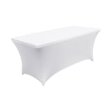 thumbnail of Mesa Plegable 180cm Blanca + Funda Blanca Catering 7house