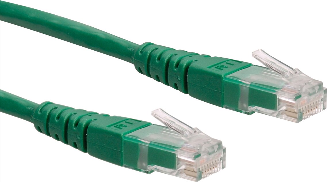 ROLINE Patchkabel Cat.6 (Class E) UTP, grün, 1,5 m