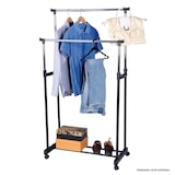 thumbnail of Kleiderständer Garderobenständer Kleiderstange Schuhregal mit Ablage verstellbar