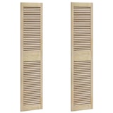 thumbnail of vidaXL Kastdeur 2 pcs Naturel 140.5 x 2 x 59.5 cm Massief grenenhout