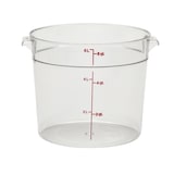 thumbnail of CAMBRO - RFSCW6-135 - Recipiente redondo 5,7 L - 25,2 x 25,2 cm - Transparente (Tapa no incluida)