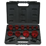 thumbnail of KS Tools - 129.5545 - Coffret de 10 Scies Cloches Ø19-67mm - Scie cloche idéale pour les métaux durs - Coffret embout visseuse 12 Pièces - Charnières