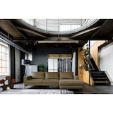 thumbnail of KAWOLA Sofa BLOOM Ecksofa Leder camel Recamiere rechts