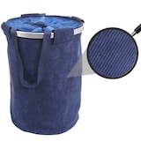 thumbnail of Cesto para roupa suja HWC-C34, Cesto para roupa suja Saco para roupa suja Cesto para roupa suja com cordão, pega 55x39cm 65l ~ azul cordão