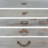 thumbnail of Prateleira Prateleira de pé Prateleira para plantas Suporte para flores, 169x43x32cm, aspeto gasto, vintage ~ branco