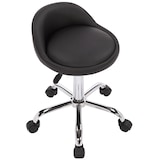 thumbnail of Tabouret de travail Teramo en similicuir Noir