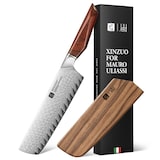 thumbnail of XinZuo - Damascus nakiri mes 18cm - X03 Xing Series - Mauro Uliassi (3-sterren Michelin chef)