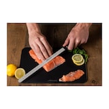 thumbnail of Arcos Cuchillo para Salmon Salmonero, Hoja de Acero Inoxidable NITRUM 290 mm, Mango de Polioximetileno (POM), Color Negro