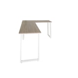 thumbnail of Eckschreibtisch / Schreibtisch / Computertisch WORKSPACE BASIC I 165 x 120 cm grau / weiß hjh OFFICE