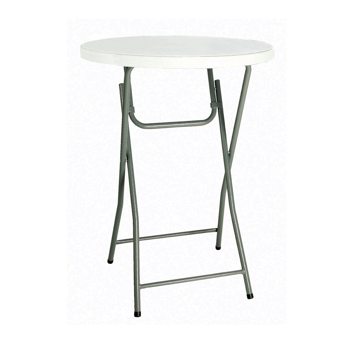 garbar HAMLET Table Ronde Pliante Intérieure, Extérieure Ø80 Gris