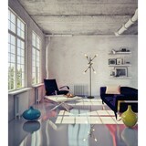 thumbnail of Piantana Industrial-Nordico Armstrong Acciaio Nero Ottone 6 Luci E27