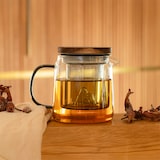 thumbnail of Ogo Living - Theière laska 450ml verre borosilicate avec anse et infuseur ambre