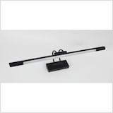 thumbnail of Applique murale LED 12W, lumière chaude 3000K, noir mat, traditionnelle et élégante, totalement articulée pour tableaux et miroirs.