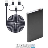 thumbnail of Blaupunkt BLP7100.153 Power Bank 4000mAh, Batería Externa, Cargador Cable 3en1, para IOs, Android, Móviles, Tablets Gris