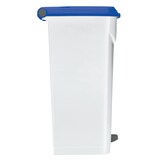 thumbnail of ROSSIGNOL Poubelle de tri 100L à pédale UTILO blanc/bleu