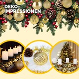 thumbnail of Casaria Weihnachtskugeln Weihnachtsbaumkugeln gold 103 tlg.