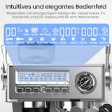 thumbnail of Espressomaschine mit integriertem Mahlwerk – 2050 W Siebträgermaschine mit 20‑Bar italienischer Pumpe, professionellem Milchschäumer, Barista-Zubehör