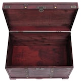 thumbnail of Houten kist Houten kist Schatkist Valce antiek look 49x77x47cm ~ hoekig