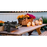 thumbnail of Rechaud TRAITEUR à gaz fonte 9.8 KW 4 pieds 3 robinets Puissant et Stable TRIGLAV