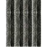 thumbnail of Flauschvorhang 120x220 Unistreifen anthrazit - schwarz