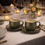 thumbnail of Ogo Living - Lot 6 paire-tasse oli 22cl en grès vert