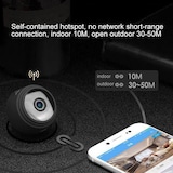 thumbnail of Mini Camera WiFi 1080P Vision Nocturne Enregistrement Continu 24H Noir YONIS