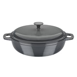 thumbnail of GSW Gusseisen Schmortopf Grey Shadow 30 x 9cm, induktionsgeeignet, backofengeeignet bis 240°C