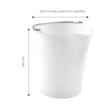 thumbnail of GILAC Seau rond gradué - bec verseur - Blanc G615421