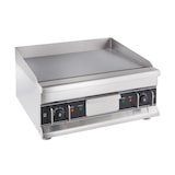 thumbnail of GastroHero Elektro Grillplatte ECO glatt 5 kW Tischgerät Gastro Grillplatte Plancha Edelstahl 2 Heizzonen