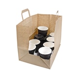 thumbnail of Firstpack CABTRBR shopper con manici in carta kraft, base larga 320x200x250 mm. Scatola da 250 pz.