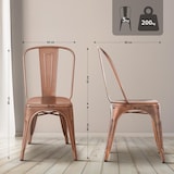 thumbnail of Juego de 4 sillas Benedikt Cobre