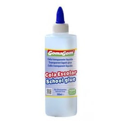 Cola 12181 - Cola Escolar Líquida Transparente 500ml - 6 unidades
