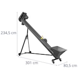 thumbnail of Wiesenfield Förderschnecke - 3 m - 1000 kg/h - 1400 U/min - 7 Höhen einstellbar