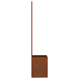 thumbnail of vidaXL Tuinplant met Decoratief Paneel Roestig 32 x 140 cm Cortenstaal
