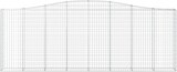 thumbnail of vidaXL Gabionen mit Hochbogen 4 Stk. 400x30x140/160cm Verzinktes Eisen