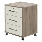 thumbnail of Büromöbel-Set TABOR PRO 1 in Eiche Sonoma / weiß Hochglanz, Arbeitszimmer Komplett-Set