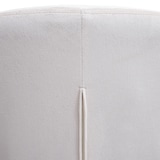 thumbnail of Set 2x sedie poltroncine HWC-F18 design retrò velluto avorio bianco gambe dorate