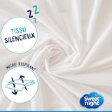 thumbnail of Sweetnight - Protège matelas | Alèse Imperméable et Micro Respirante | Souple et Silencieux | Lavable à 90°C