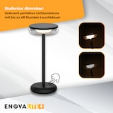 thumbnail of ENOVALITE LED Tischleuchte ELEDSO700115 2 W 2700 K warmweiß schwarz IP44