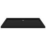thumbnail of Helloshop26 - Duschwanne Duschboden Duschwanne Badezimmer Toilette Duschraum Haus Innenraum rechteckig 70 x 120 cm ABS schwarz 02_0001958