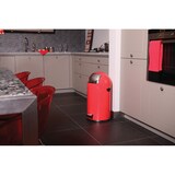 thumbnail of PROREGAL Stilvoller eleganter Abfalleimer mit starkem Fußpedal und verzinktem Inneneimer | 33 Liter, HxBxT 70x38x37,5cm | Rot